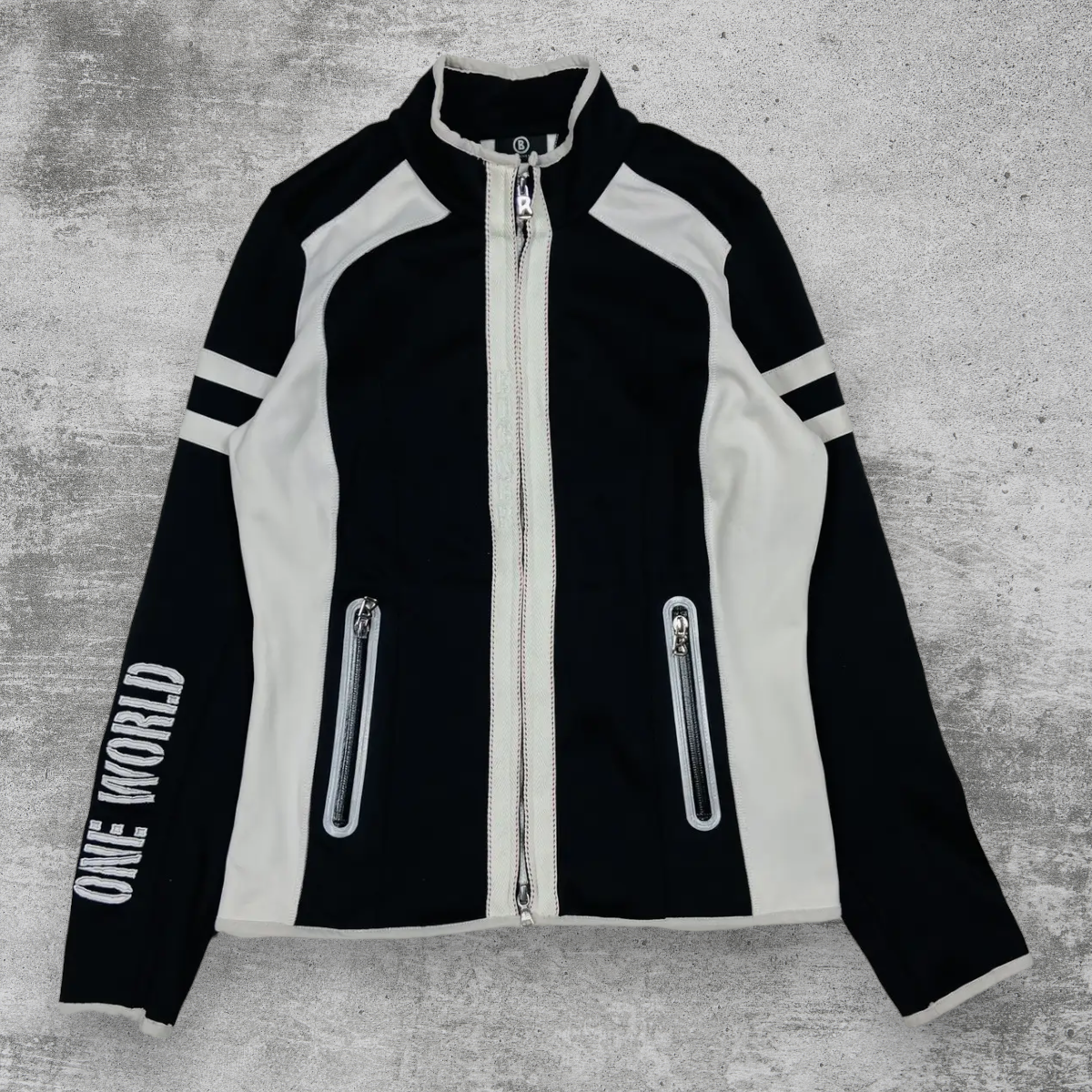 BOGNER SPORTS ONE WORLD MOTO TRACK ZIP JACKET 2000s