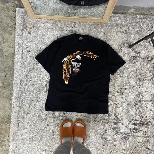 2000s HARLEY DAVIDSON EASTSIDE FOREVER FREE TEE
