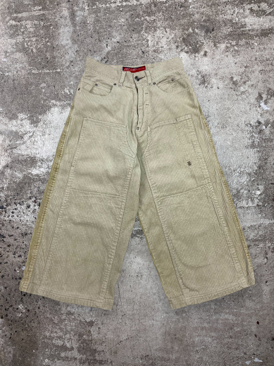 JETLAG CORDUROY BERMUDA DOUBLE KNEE SHORTS 1990s