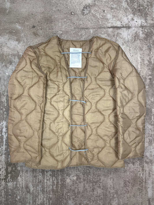 MILITARY TACTICAL BONDAGE OVERSIZED NYLON LINER JACKET 1990s