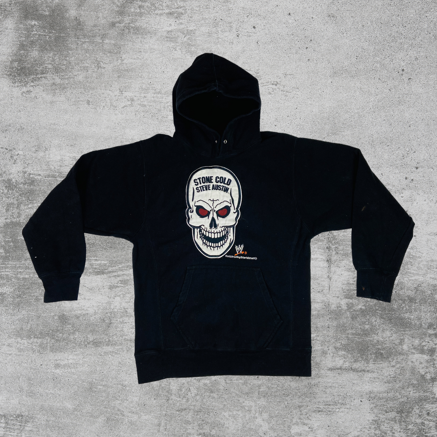 1990s STONE COLD STEVE AUSTIN 3:16 HEAVY FADED HOODIE