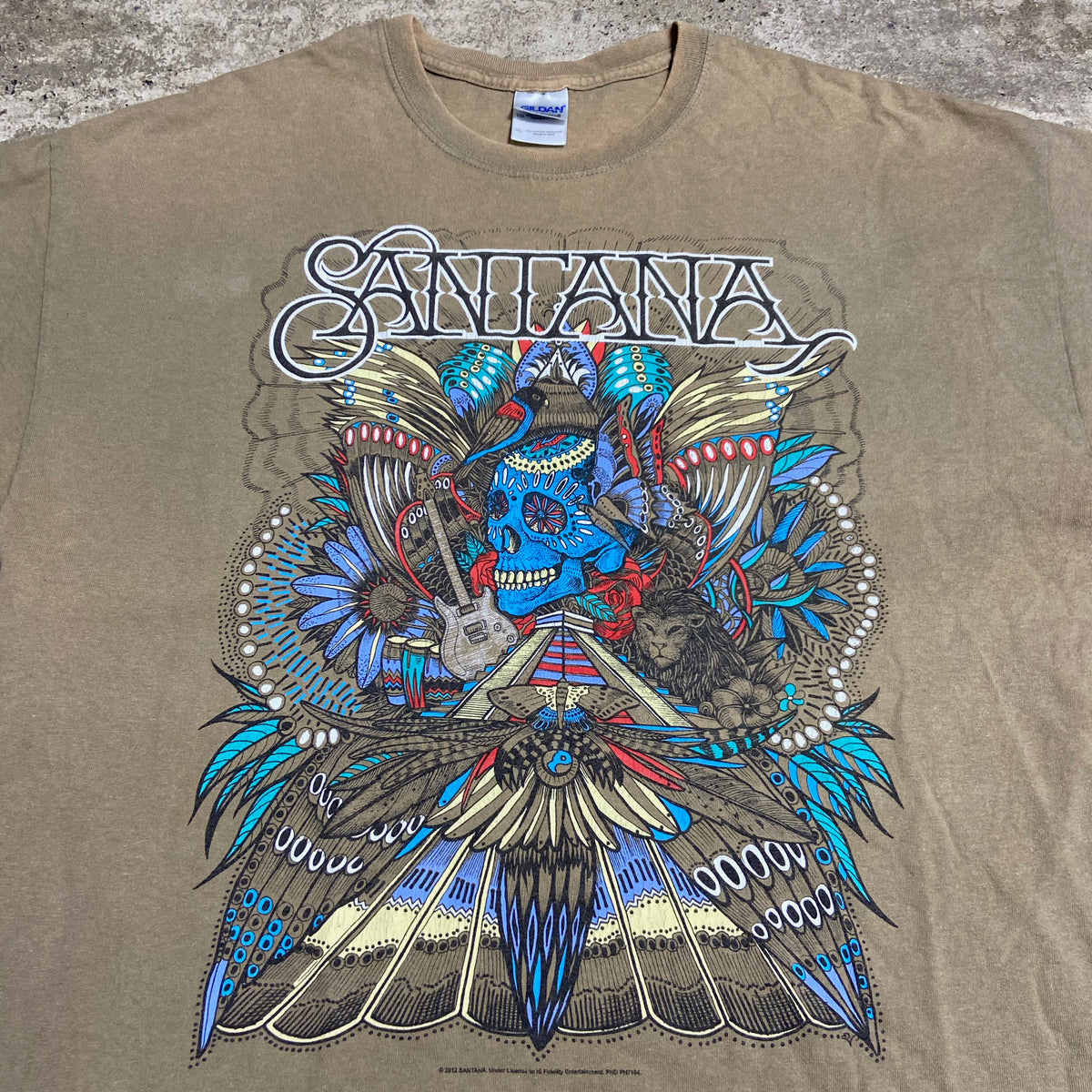 2012 SANTANA SUN FADED TEE