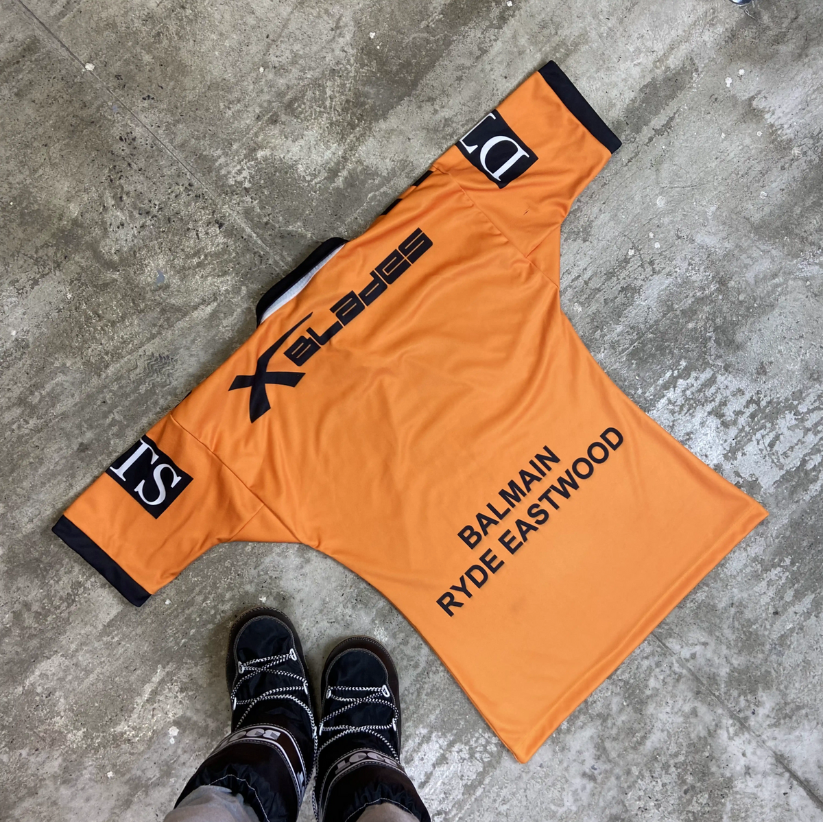 BALMAIN RYDE EASTWOOD JERSEY SHIRT 2000s