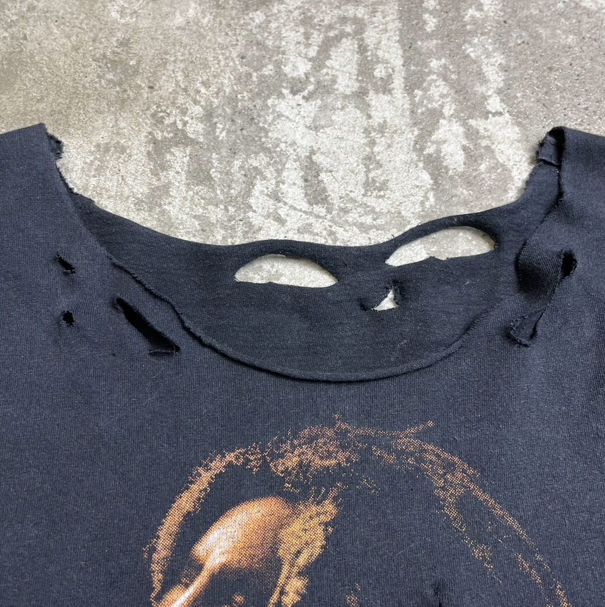DISTRESSED BOB MARLEY RASTAFARIAN TEE 1990s