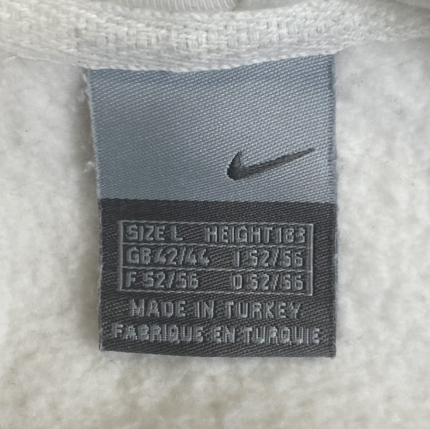 1990s NIKE CENTER SWOOSH REVERSE WAVE HOODIE