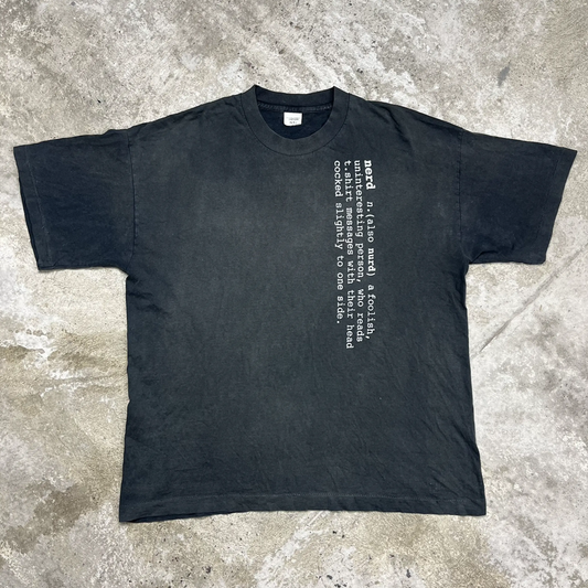 1990s "NERD" SUNFADED SINGLE STITCHED TEE