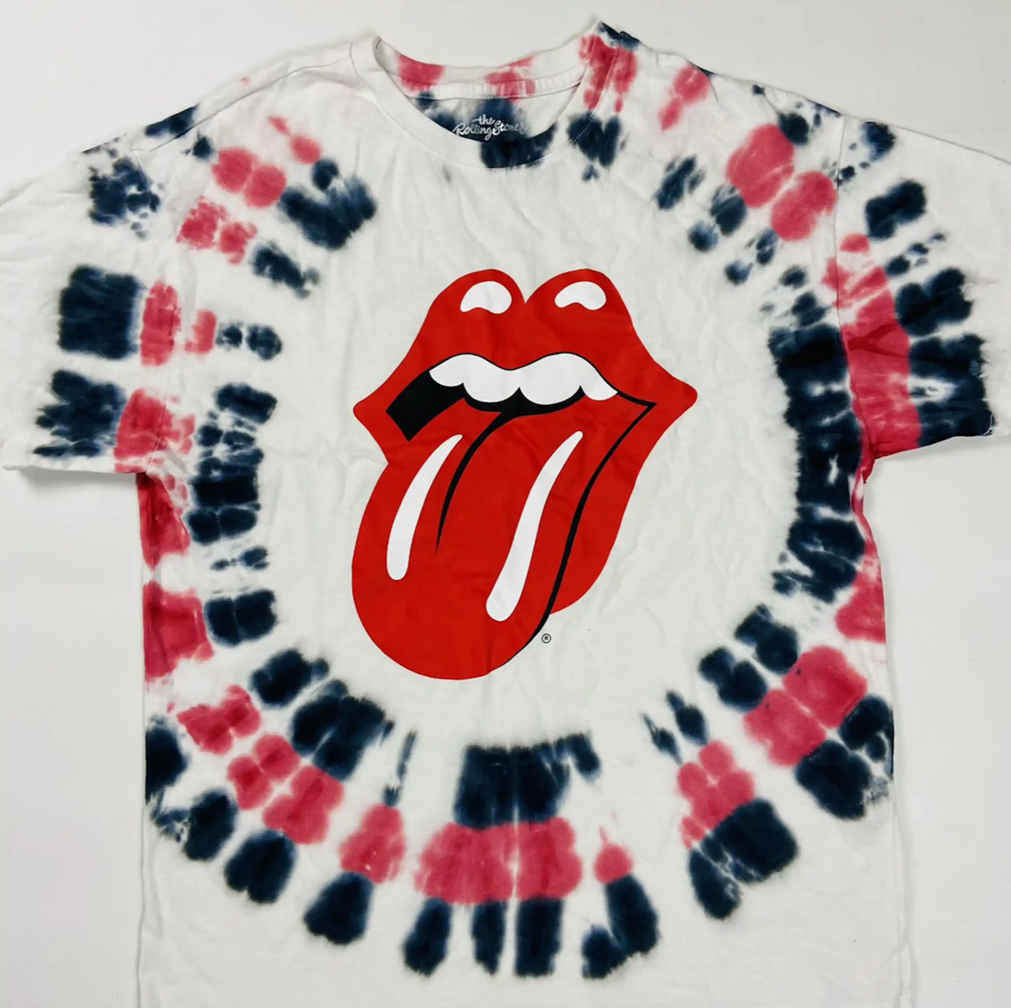 THE ROLLING STONES TIE DYE TEE