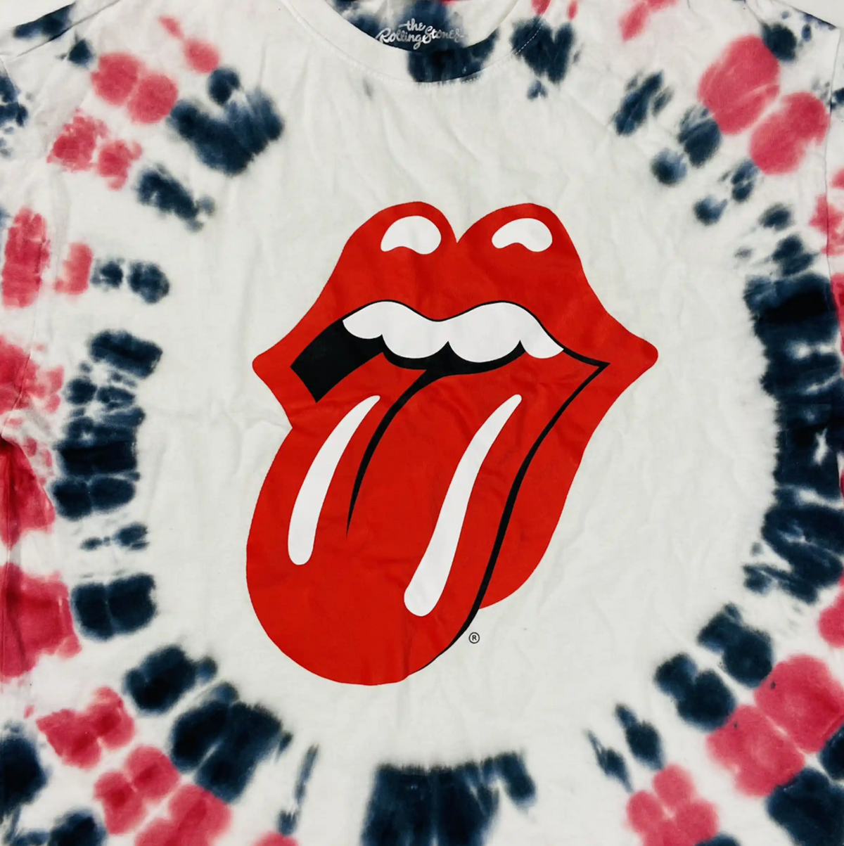 THE ROLLING STONES TIE DYE TEE