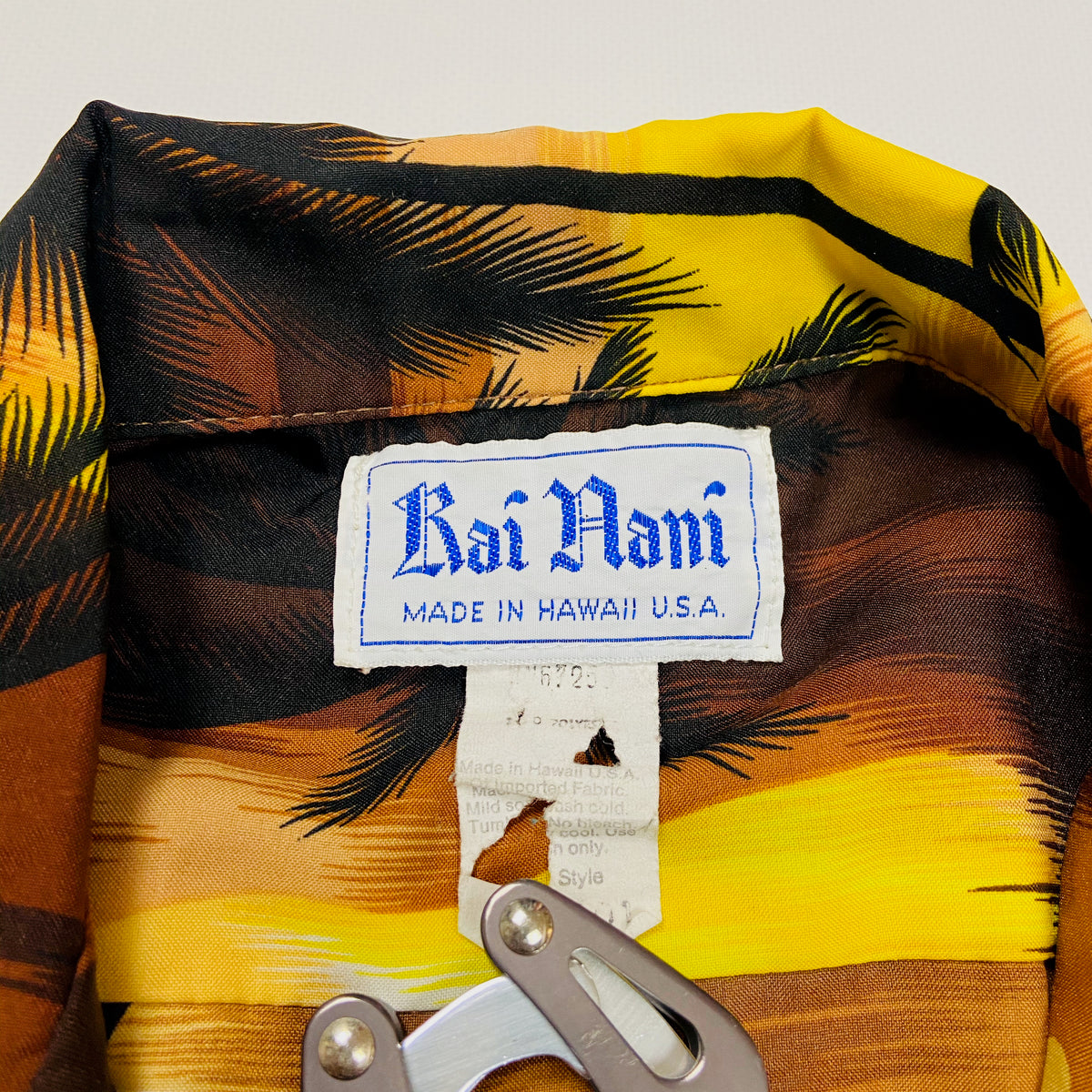 1980s SUN FLORAL ALOHA SHIRT MADE IN HAWAII