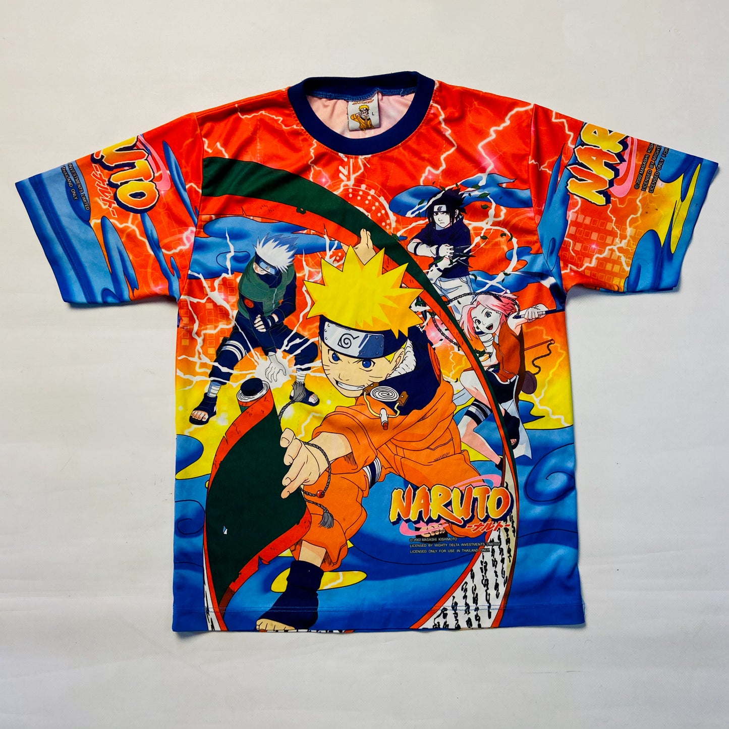 2002 NARUTO MASASHI KISHIMOTO OVERPRINTED TEE
