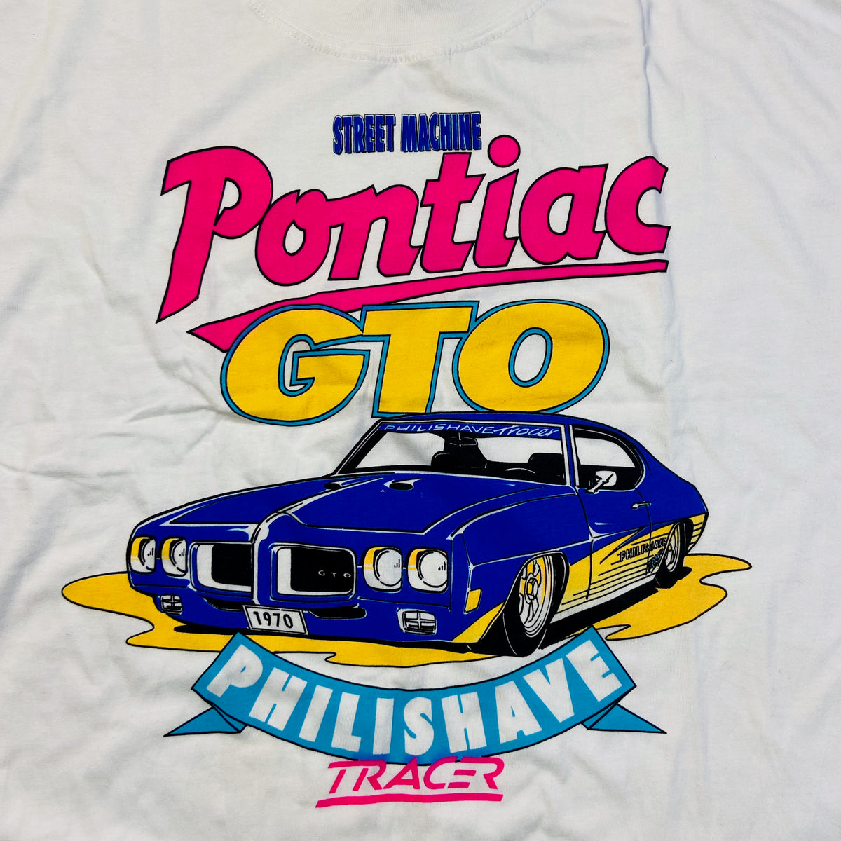 1980s PONTIAC GTO RACER STREET MACHINE PHILISHAVE TRACER TEE