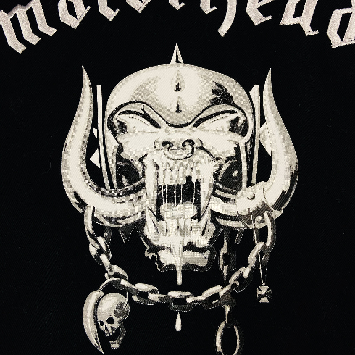 2003s MOTORHEAD DENIM JACKET + RARE AUTHENTIC PIN 1990 MADE IN ENGLAND