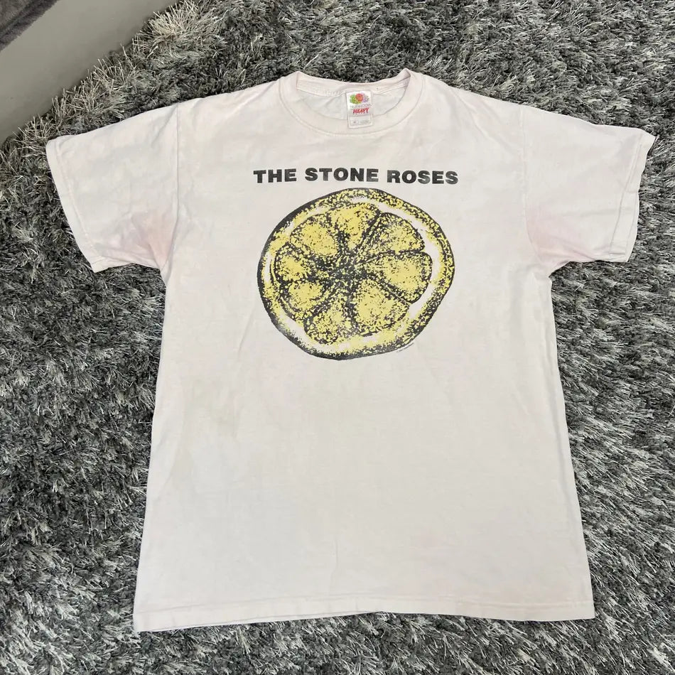 THE STONE ROSES LIGHT PINK TEE 2007