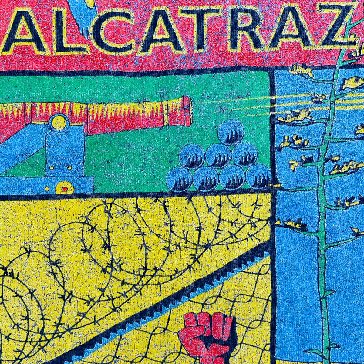 1990 ALCATRAZ ISLAND FADED TEE