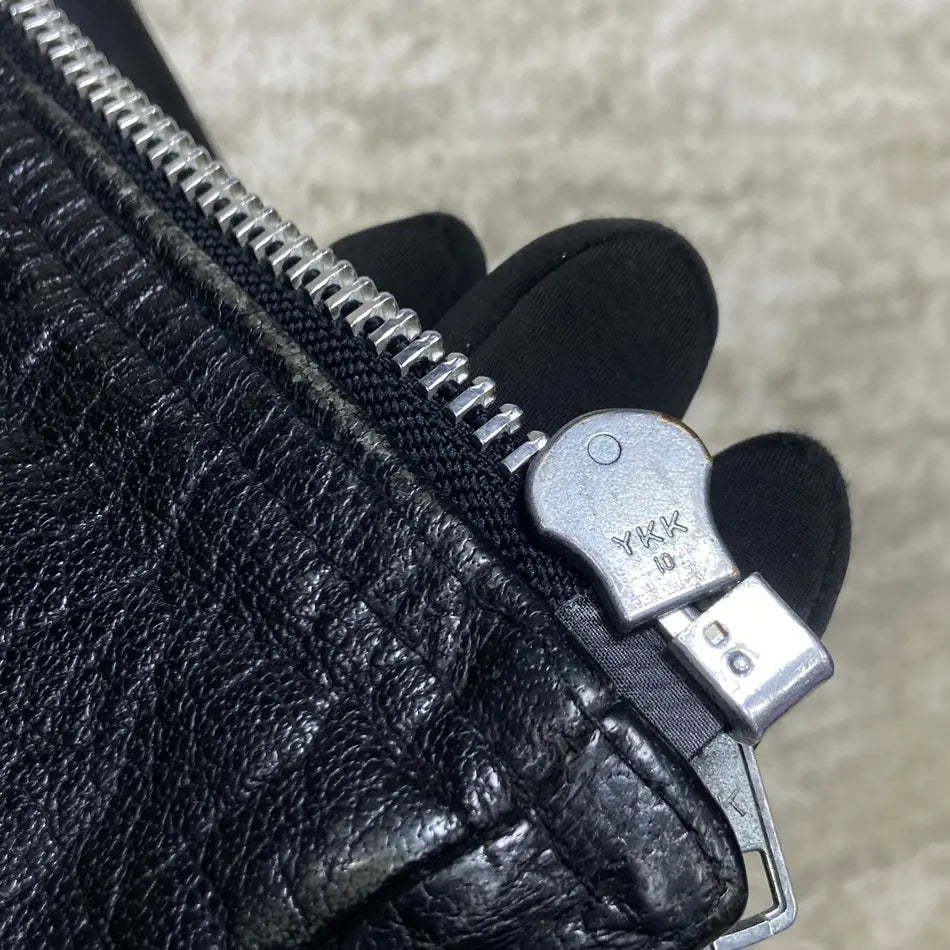 1970s BRITISH HANDCRAFTED BIKER LEATHER JACKET