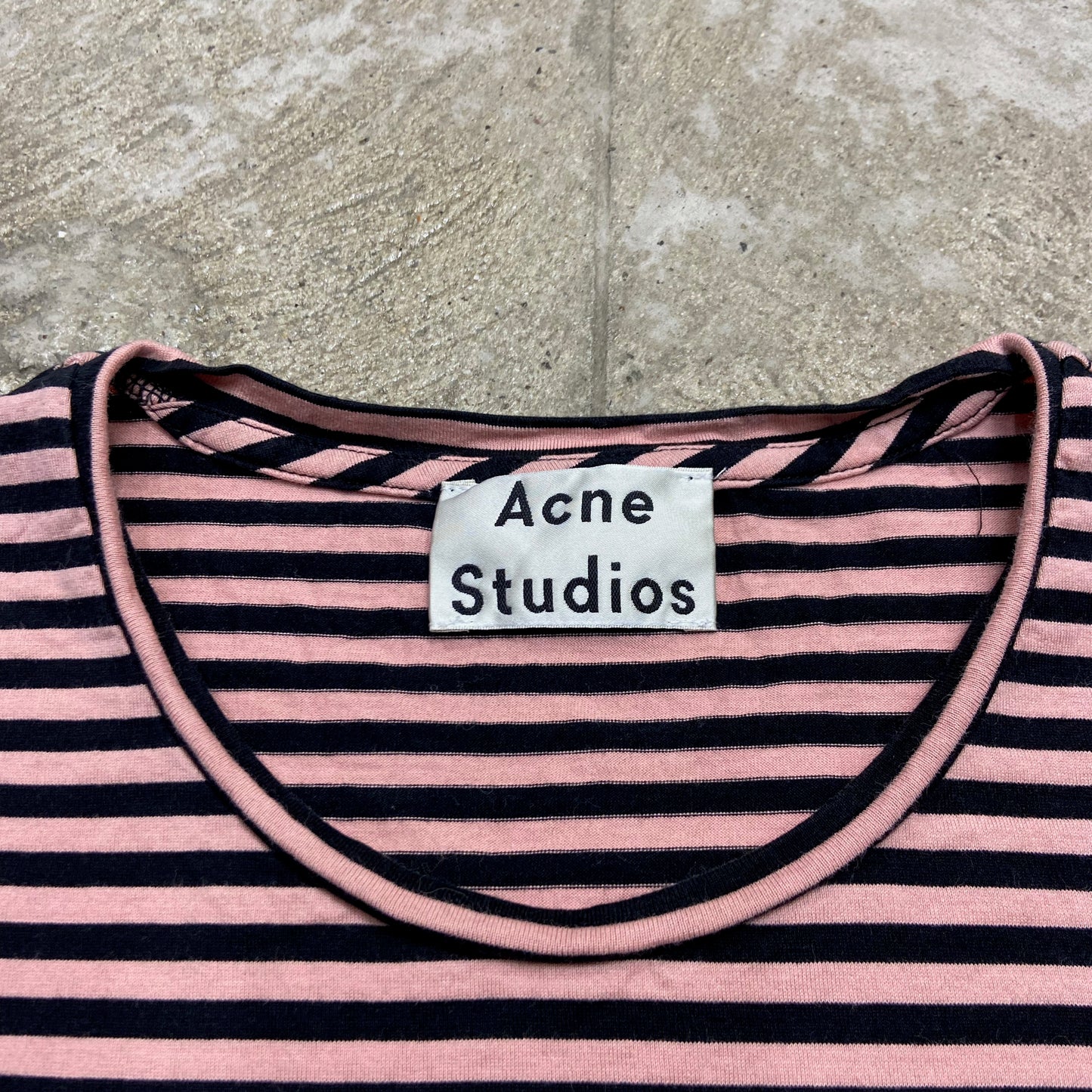 ACNE STUDIOS STRIPED TEE