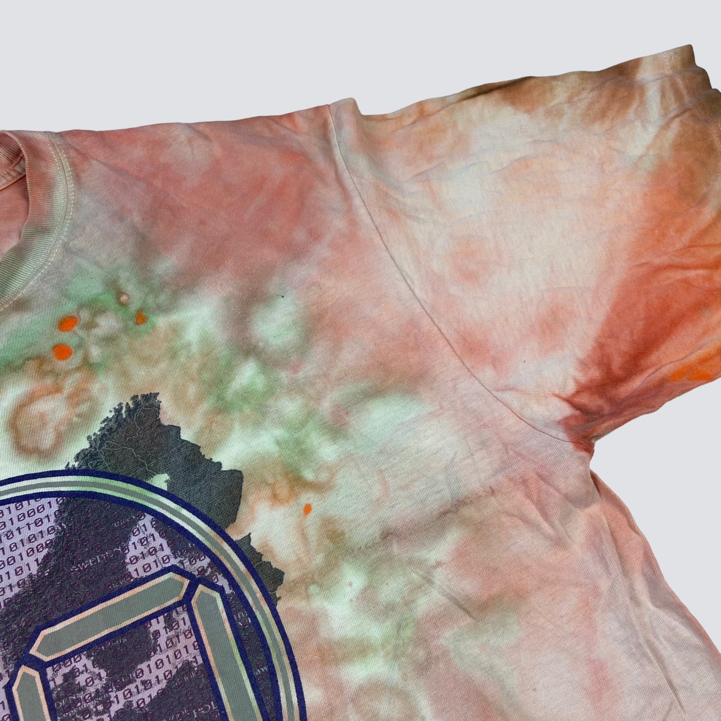 2003 DEEP PURPLE MATRIX BINARY CODE TEE