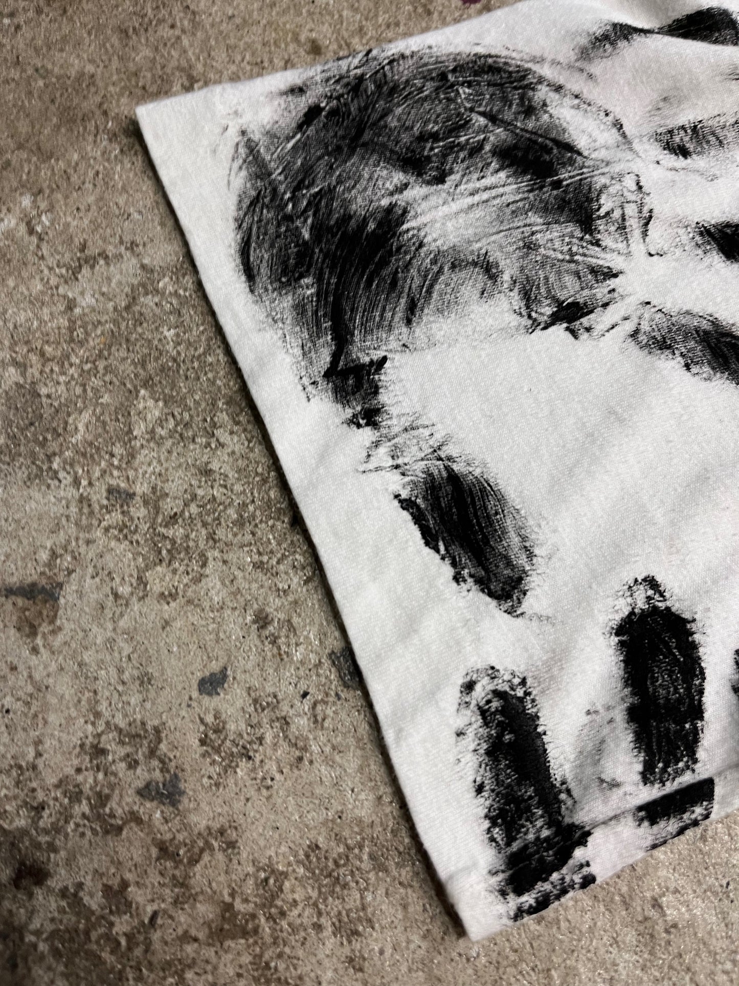 JIM MORRISON HANDS PRINTS SINGLE STITCH TEE 1980s