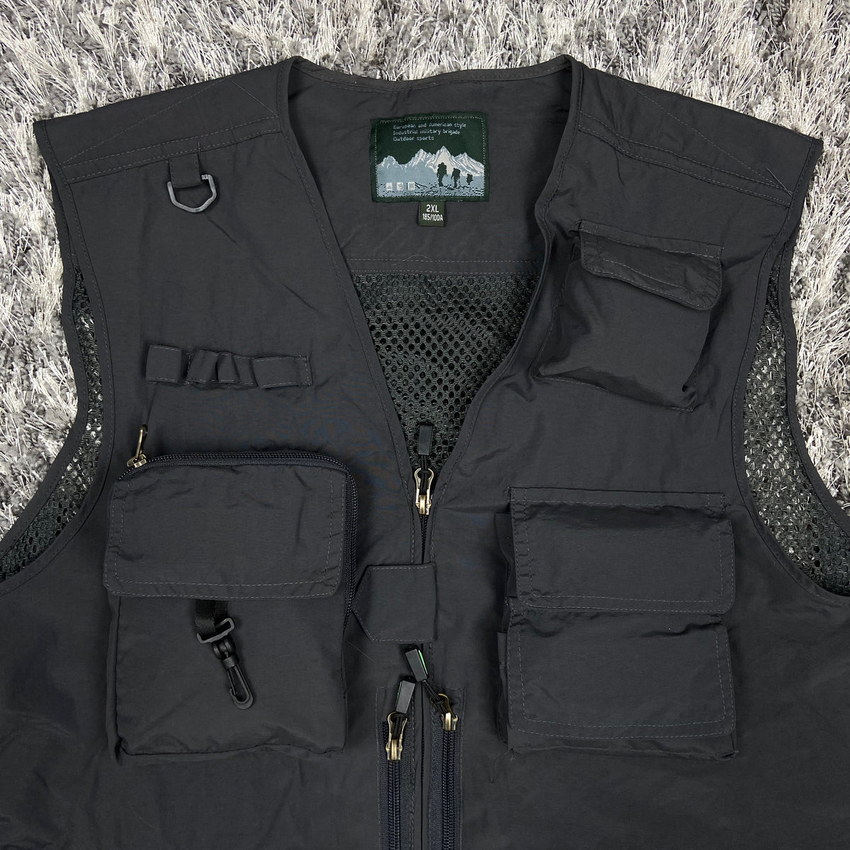 MULTIPOCKET UTILITY BONDAGE TRANSFORMER VEST 2000s