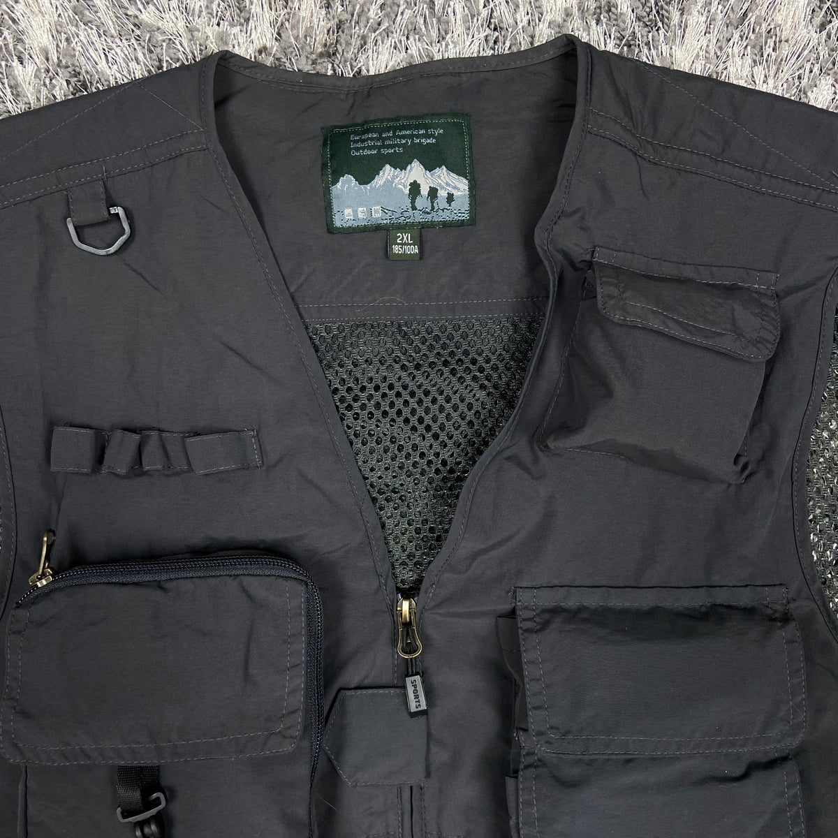 MULTIPOCKET UTILITY BONDAGE TRANSFORMER VEST 2000s
