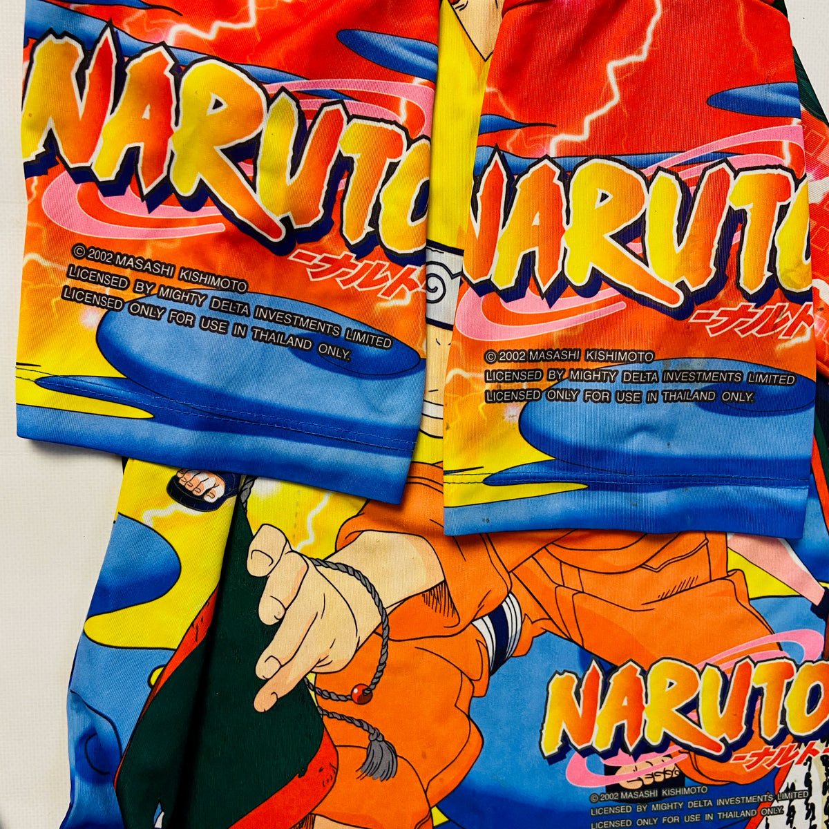 2002 NARUTO MASASHI KISHIMOTO OVERPRINTED TEE