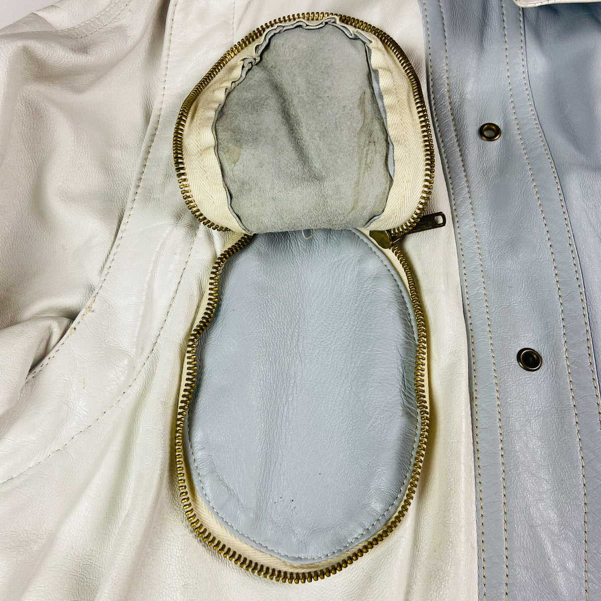 1970s ARCHIVE MULTIPOCKET TRANSFORMER LEATHER JACKET