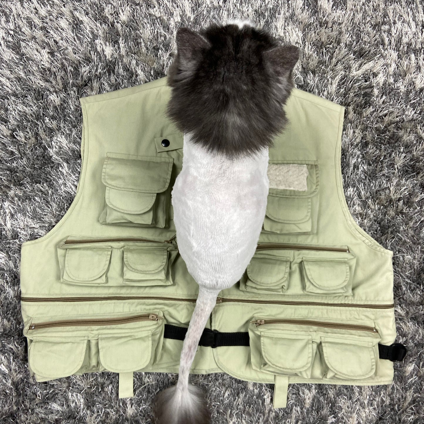 WOODFIELD TRANSFORMER MULTIPOCKET UTILITY BONDAGE VEST 1980s