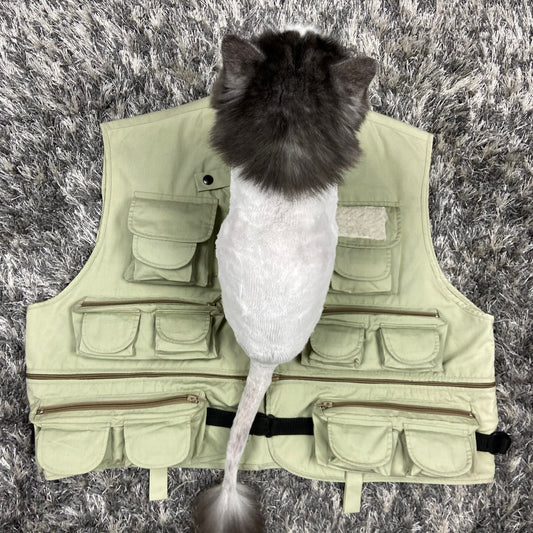 WOODFIELD TRANSFORMER MULTIPOCKET UTILITY BONDAGE VEST 1980s