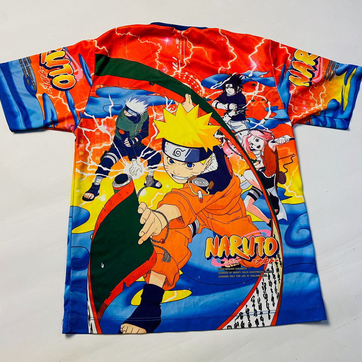 2002 NARUTO MASASHI KISHIMOTO OVERPRINTED TEE