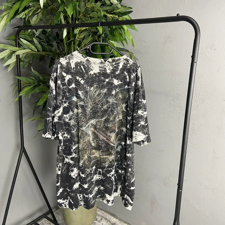 1990s BASILISK ACID BLEACHED TEE