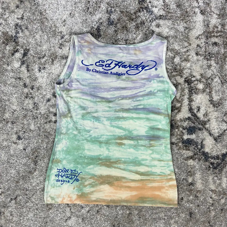 ED HARDY "LOVE KILLS SLOWLY!" TOP TANK 2000s