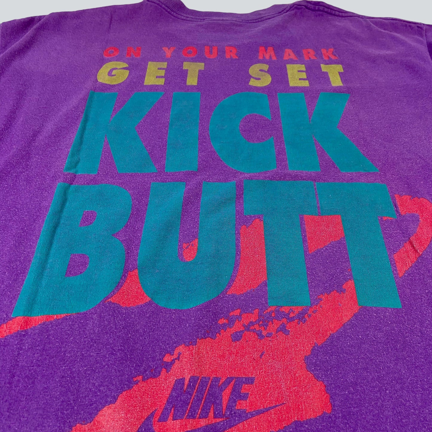 1980s NIKE "KICK BUTT" SINGLE STITCH TEE