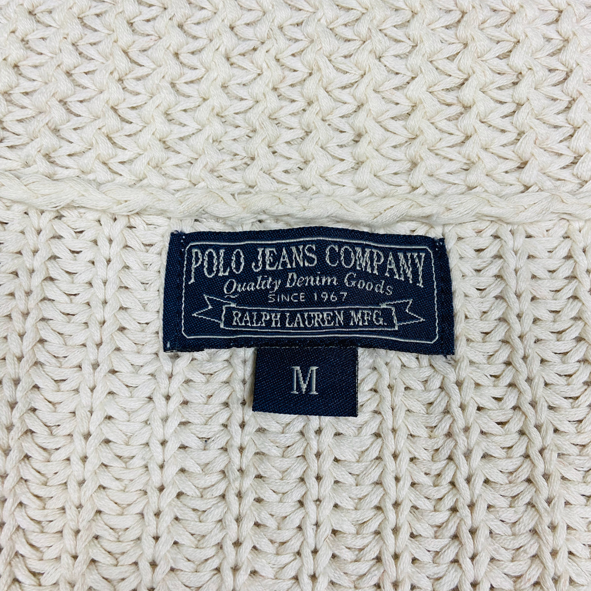 1990s RALPH LAUREN HEAVY KNITTED CARDIGAN
