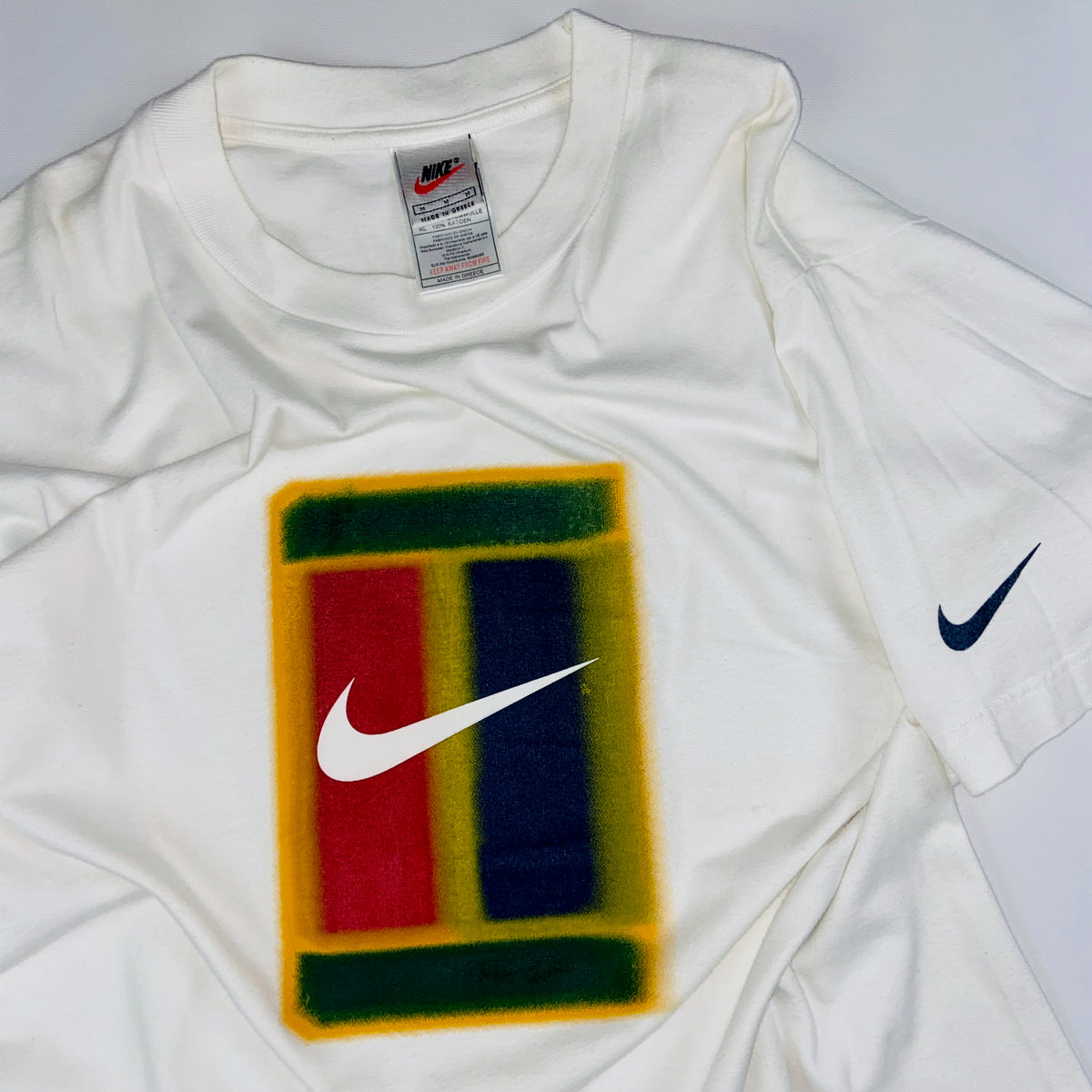 1990s NIKE CHALLENGE COURT BIG LOGO TEE