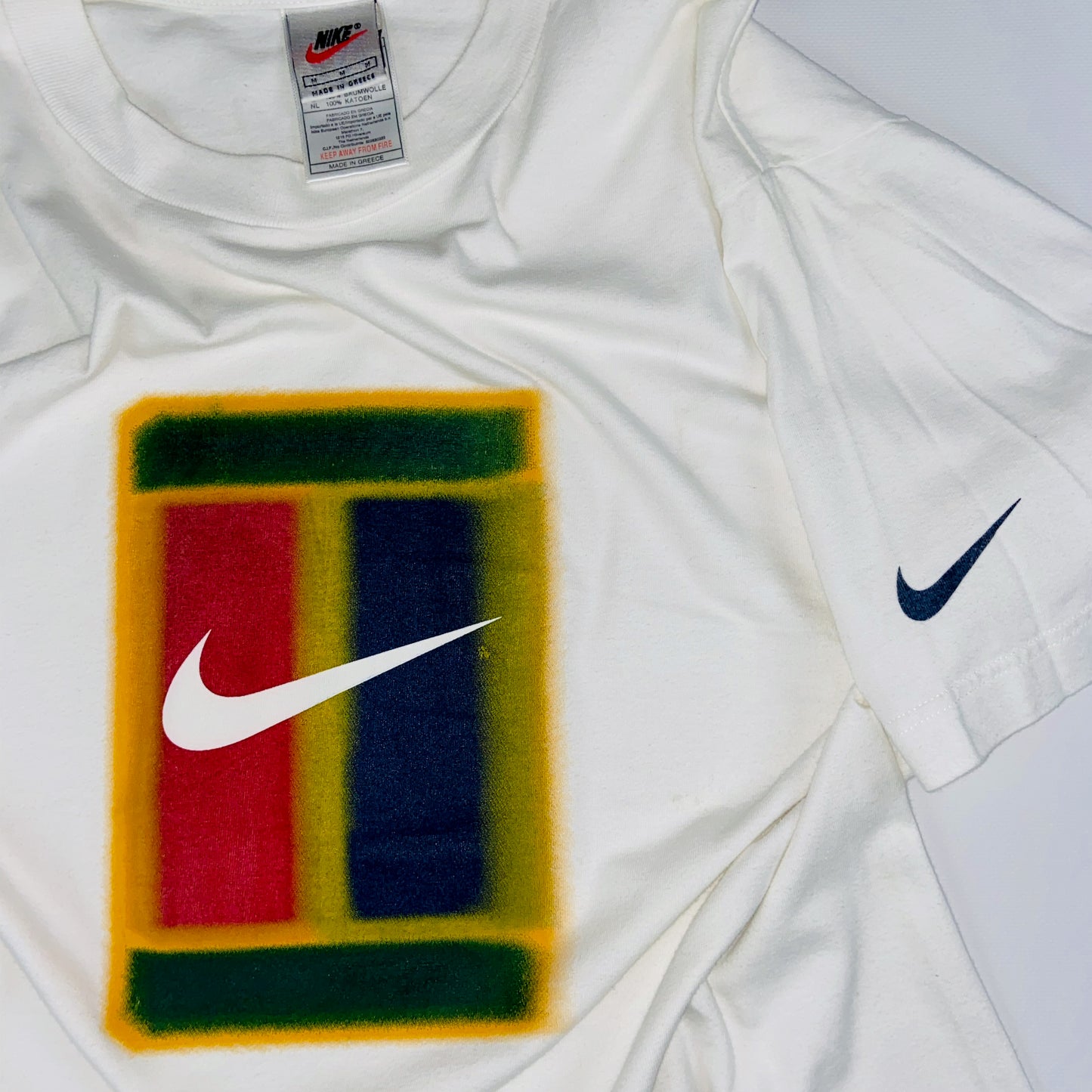 1990s NIKE CHALLENGE COURT BIG LOGO TEE