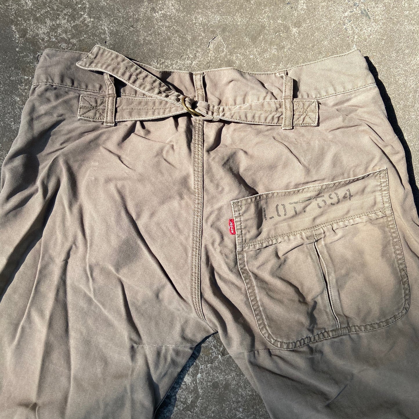 LEVIS LOT 594 MULTIPOCKET BONDAGE CARGO PANTS 1990s