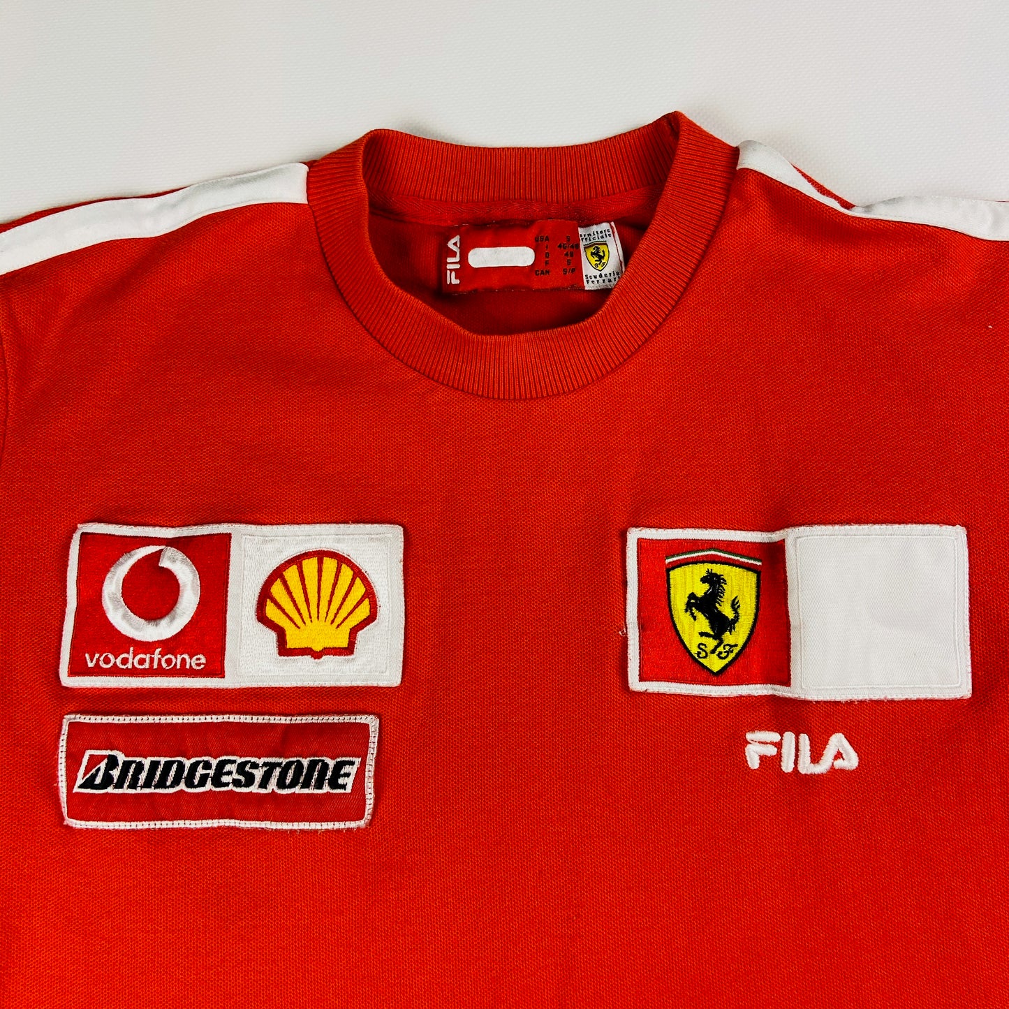 2000s FERRARI x FILA - RACING TEE