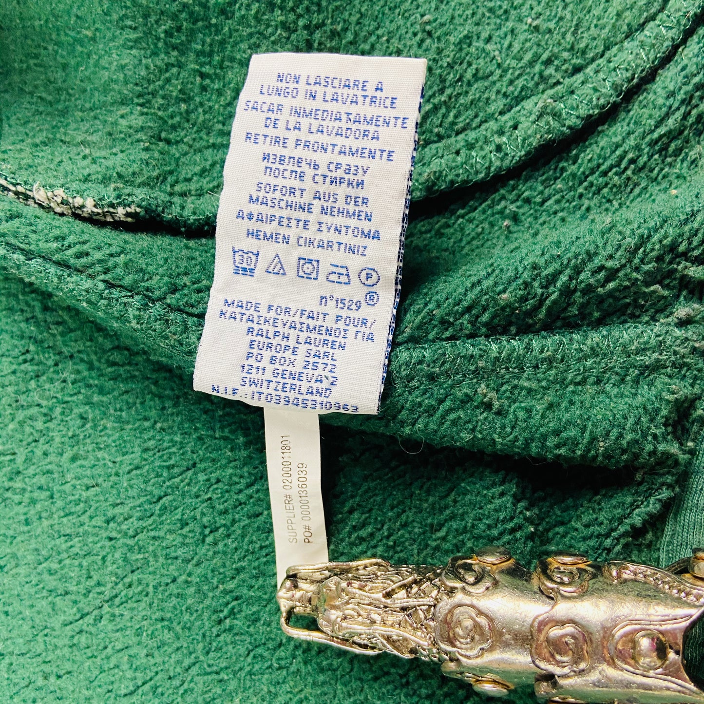 VINTAGE RALPH LAUREN VARSITY LETTERMAN DOG JACKET 2009