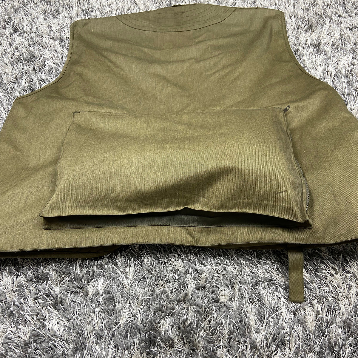 MARSH KHAKI MULTIPOCKET UTILITY BONDAGE VEST 1990s