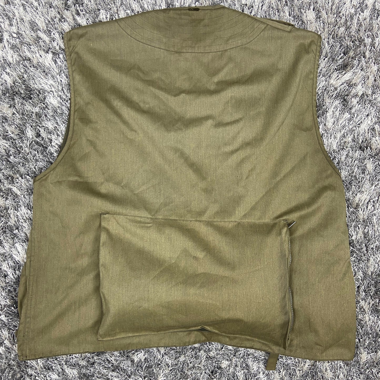 MARSH KHAKI MULTIPOCKET UTILITY BONDAGE VEST 1990s
