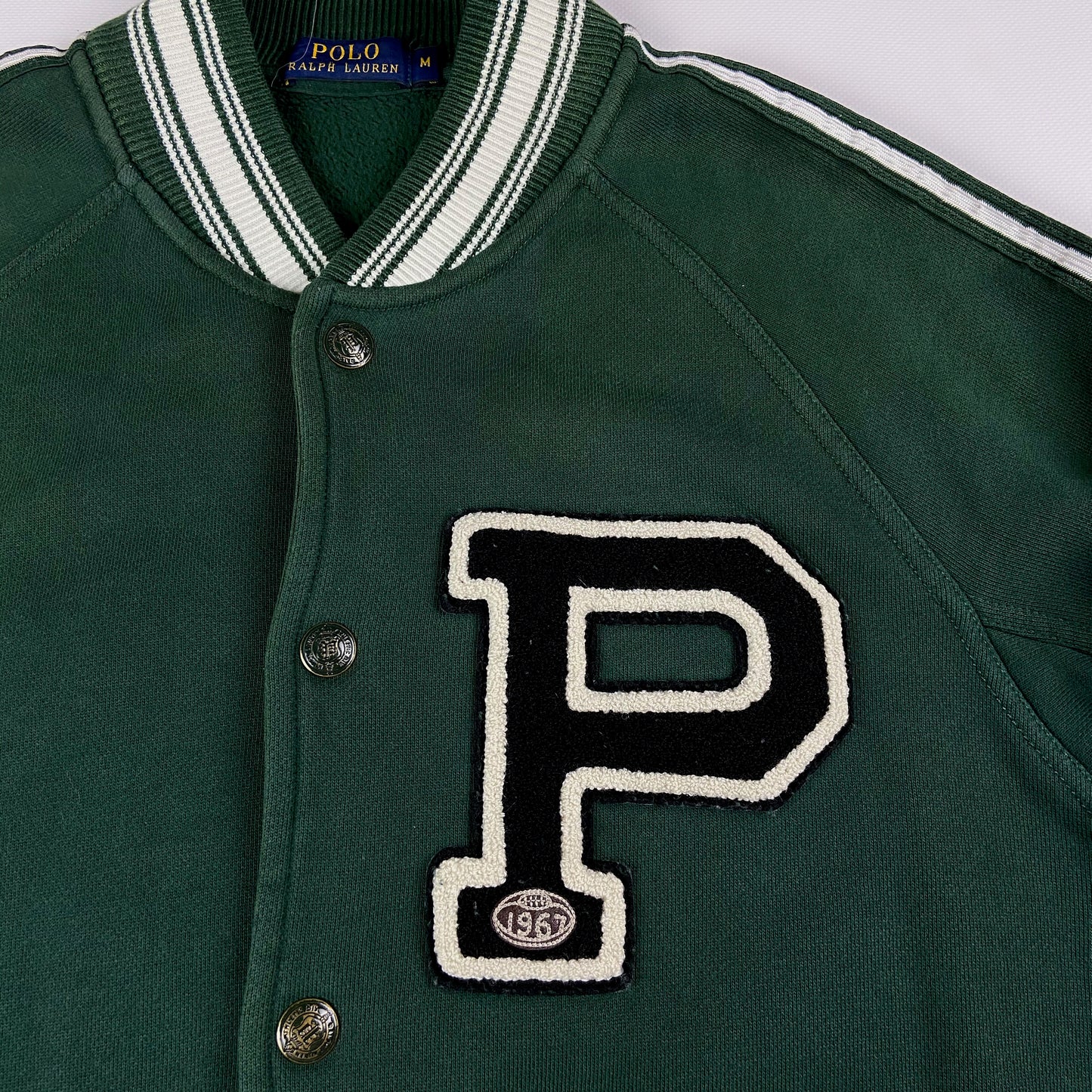 VINTAGE RALPH LAUREN VARSITY LETTERMAN DOG JACKET 2009