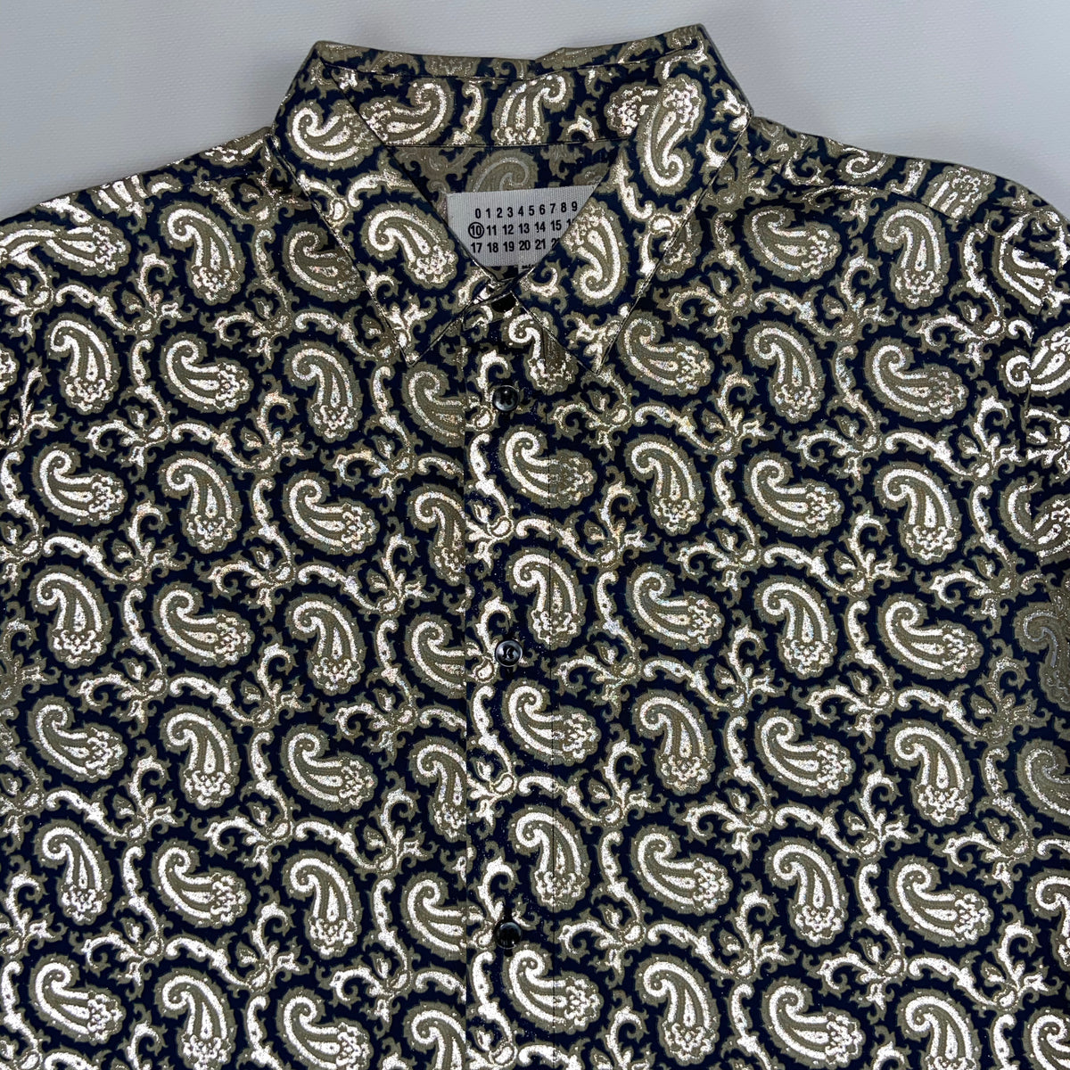 MAISON MARTIN MARGIELA REFLECTIVE BANDANA PATTERN SHIRT AW13
