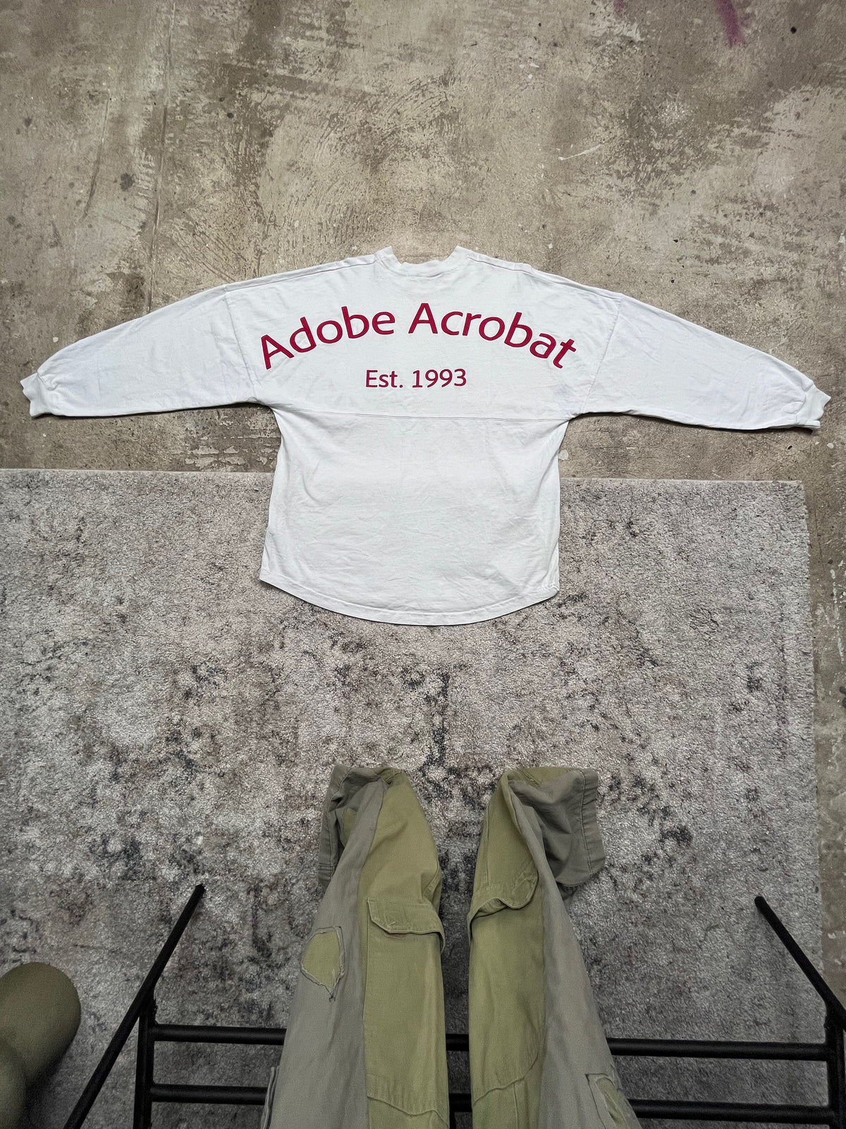 1993 ADOBE ACROBAT PUFF LOGO OVERSIZED LONG SLEEVE