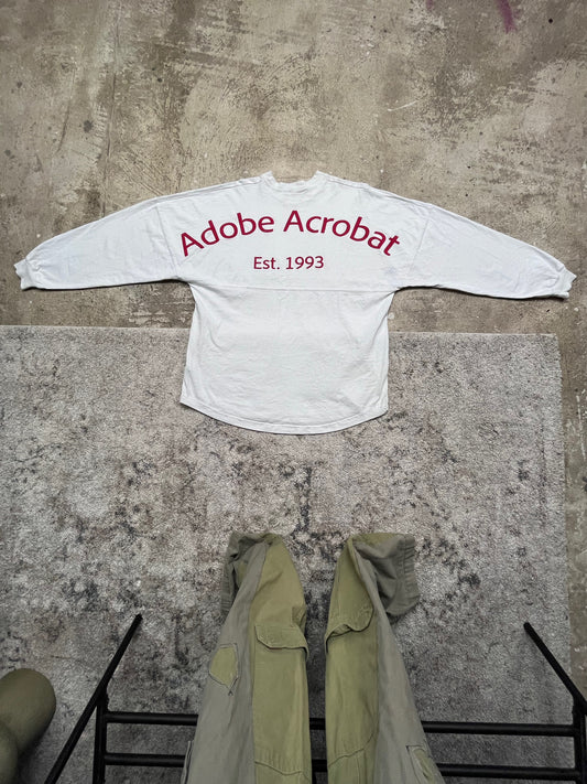 1993 ADOBE ACROBAT PUFF LOGO OVERSIZED LONG SLEEVE
