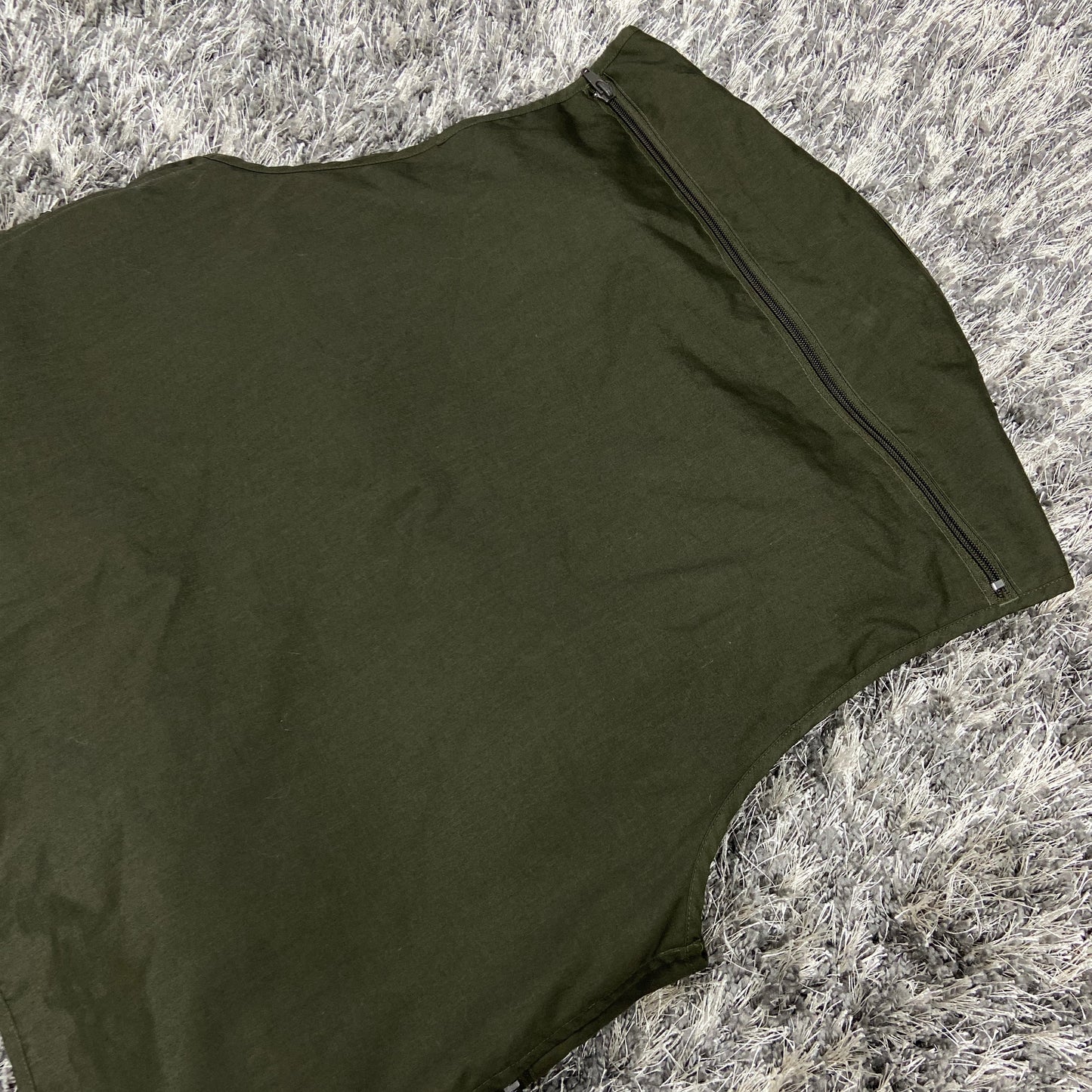EMOS KHAKI MULTIPOCKET UTILITY BONDAGE CARGO VEST 1980s
