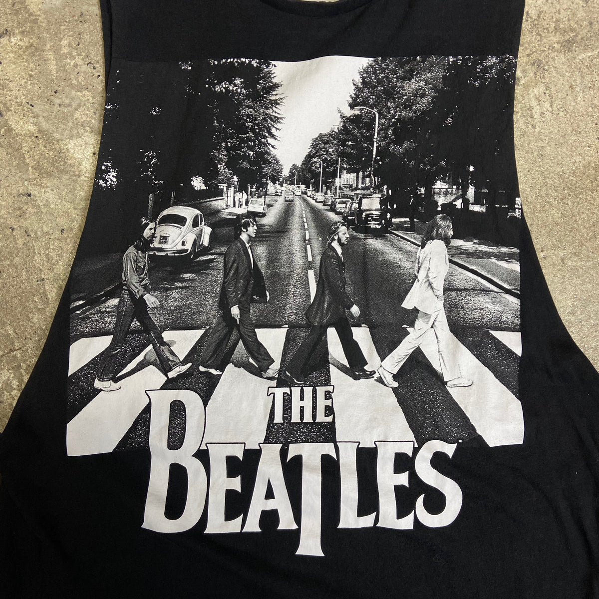 THE BEATLES ABBEY ROAD RETRO PUNK TANK TOP