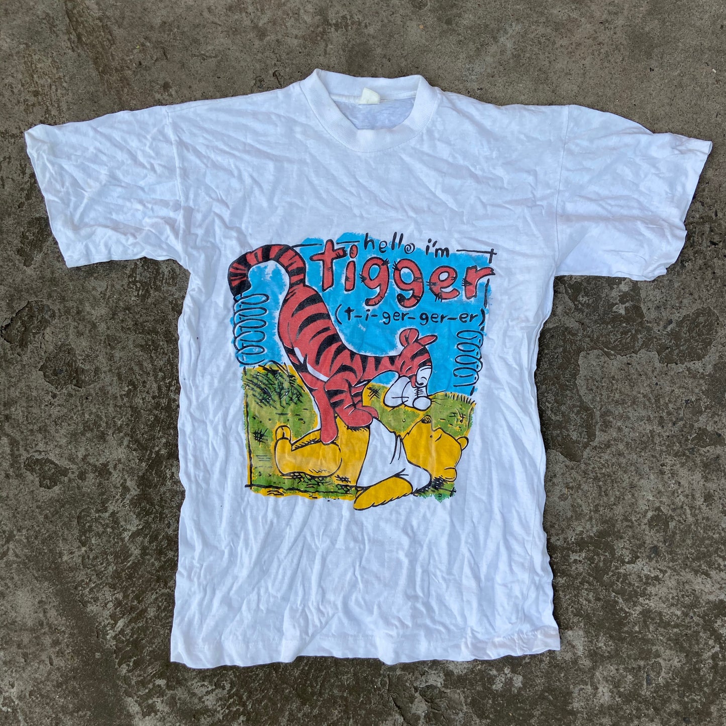 1980s WINNIE THE POOH SINGLE STITCHED TEE