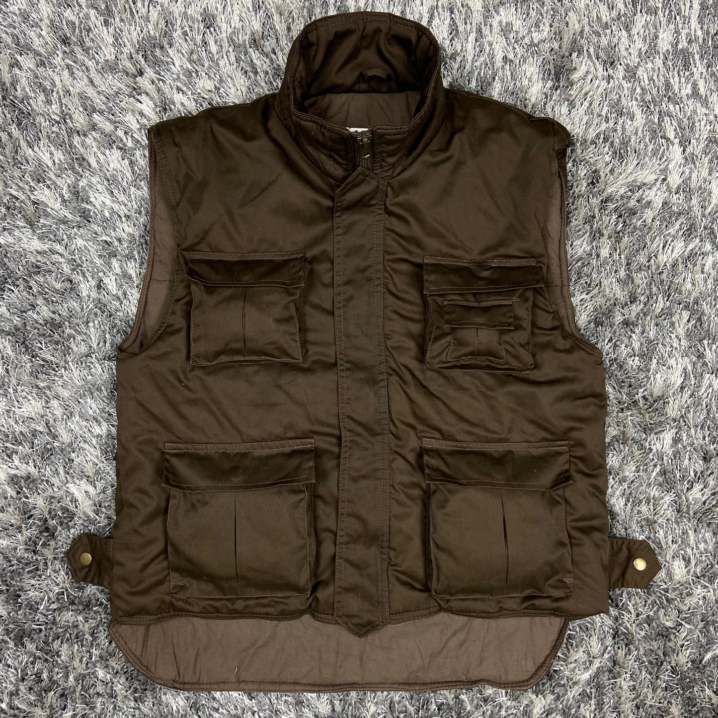 MILITARY CARGO MULTIPOCKET UTILITY BONDAGE VEST 1990s