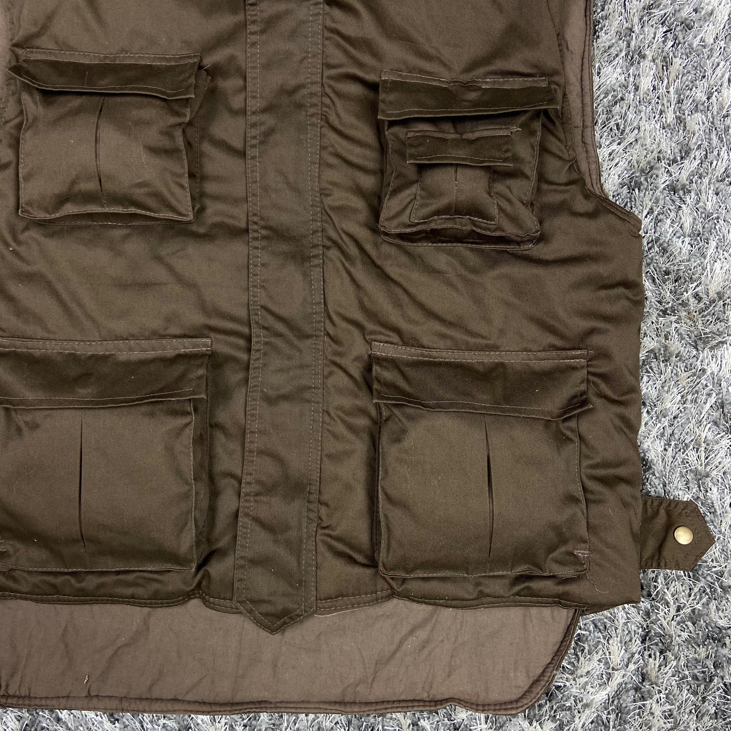 MILITARY CARGO MULTIPOCKET UTILITY BONDAGE VEST 1990s
