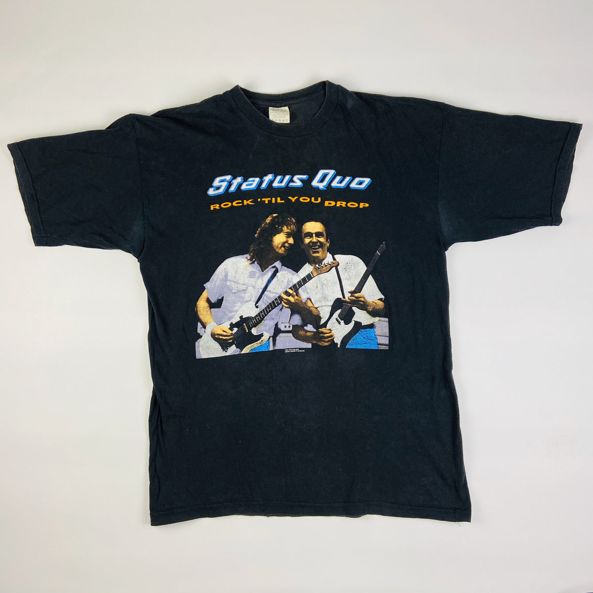 1992 STATUS QUO "ROCK TIL YOU DROP" TEE
